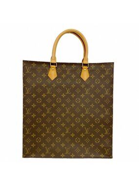 Louis Vuitton Tote Monogram Sac Plat Brown